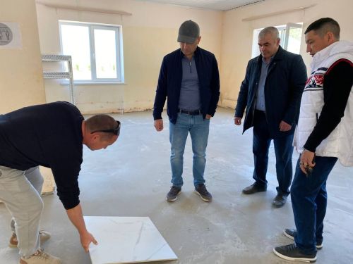 Сергей Димитриев Кукмара районының төзелеш объектларындагы эш барышы белән танышты