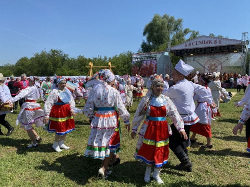 В Кукморе отпраздновали республиканский праздник марийской культуры «Семык»