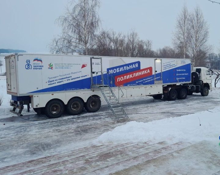 Кукмара районының җиде җирлегендә мобиль поликлиника эшләде