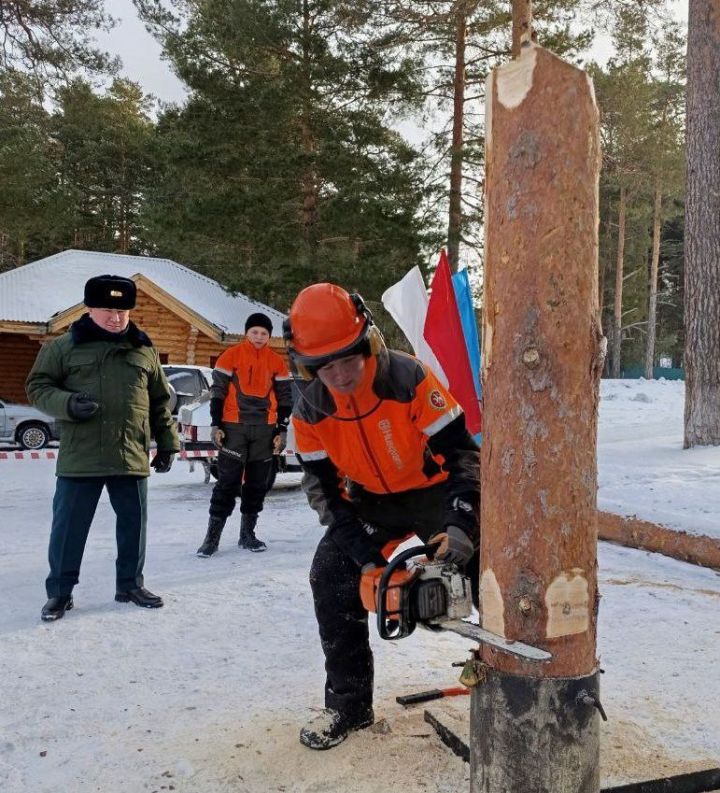 Кукмара районында «Профессионаллар-2025» чемпионатының «Урман кисүче» компетентлыгы буенча ярышлар узды