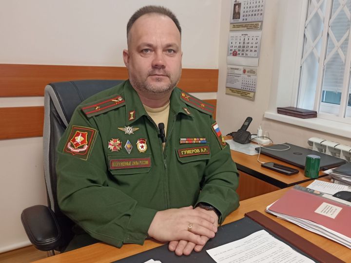 Кукмара районы хәрби комиссары: Пилотсыз очкыч операторлары һөнәре бүгенге шартларда аеруча әһәмиятле