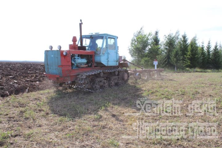 Передовые механизаторы, участвующие в обработке зяби