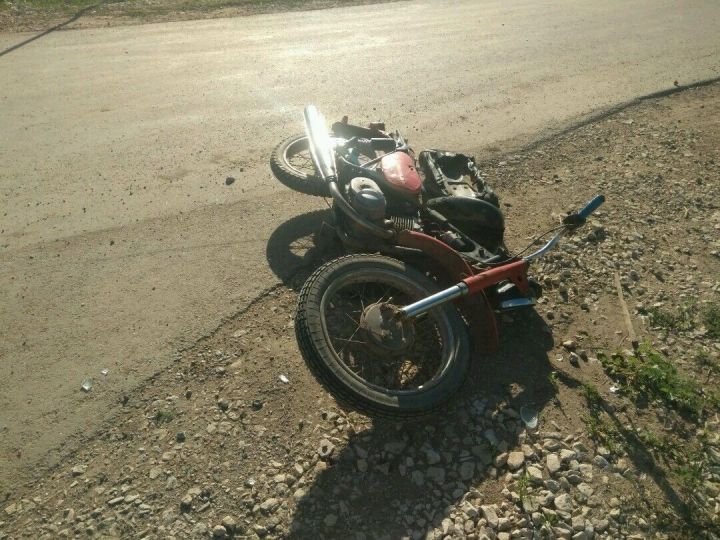 В Кукморском районе подросток на мотоцикле спровоцировал ДТП