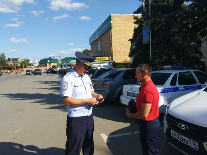 Фото: Кукмарада "Тоннель" операциясе вакытында исерек шофер тоткарланды