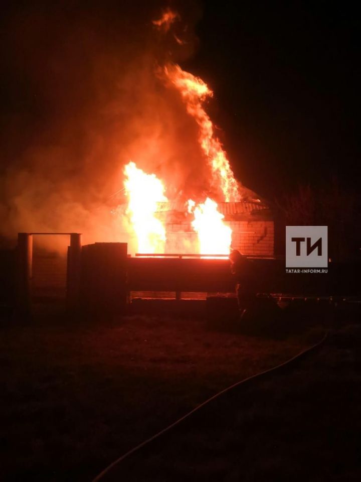 В Татарстане при страшном пожаре погиб мужчина (фото)