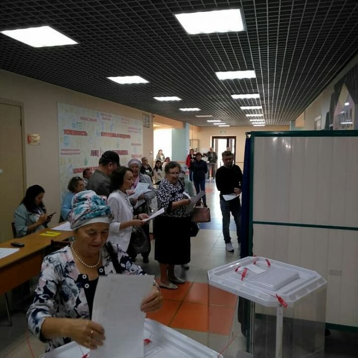К 18 часам явка избирателей по Кукморскому району составила более 66%
