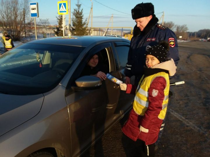 В Кукморе ЮИДовцы рассказали водителям об удобстве получения госуслуг в электронном виде