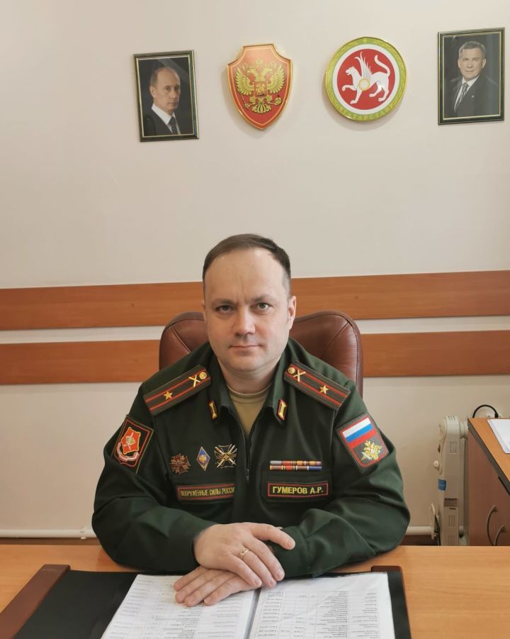 Военный комиссар Кукморского района подвел итоги прошлого призыва