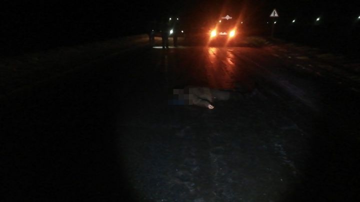 Ночью в Кукморском районе легковушка насмерть сбила мужчину, который лежал на проезжей части