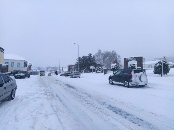 В Кукморском районе ожидаются метель, мокрый снег, снежная каша
