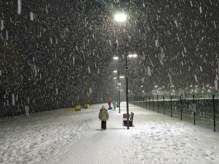 В Кукморском районе ожидаются сильный снег, метель и снежные заносы