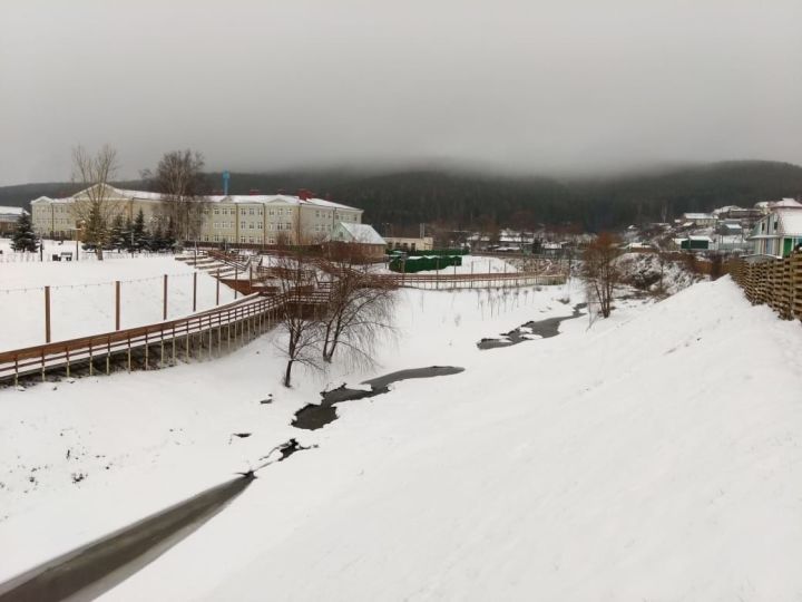 В Кукморском районе ожидается мокрый снег, туман и гололед