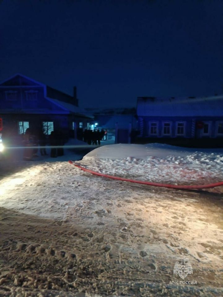 В Сабинском районе Татарстана на пожаре погиб пожилой мужчина