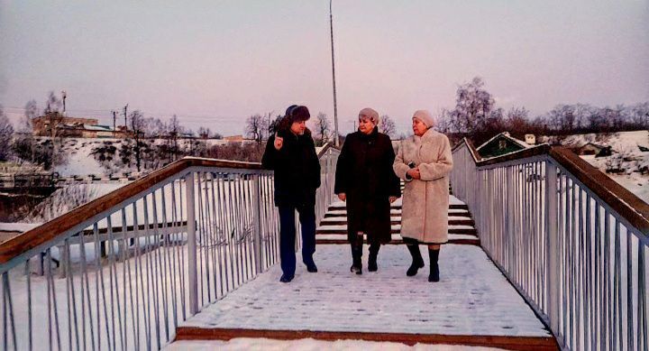 Депутат Госсовета РТ Римма Ратникова ознакомилась с ходом благоустройства реки Нурминка в Кукморе