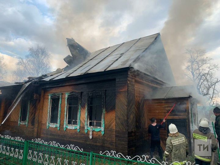 В Татарстане загорелась мечеть