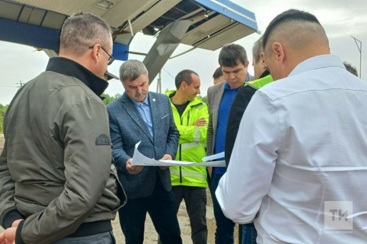 Глава Миндортранса Татарстана ознакомился с ходом строительства трассы М7 «Волга»