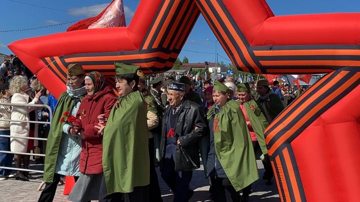 В Кукморе отмечают 78-летие Великой Победы
