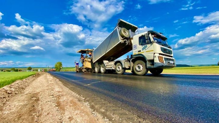 В Татарстане отремонтировали дорогу М-7 «Волга» - Усали – Албай