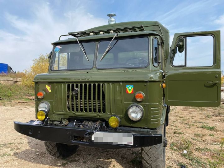 Из Кукмора в зону СВО отправили три машины гуманитарного груза, в том числе и автобаню