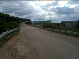 В селе Жилой Рудник идет ремонт моста