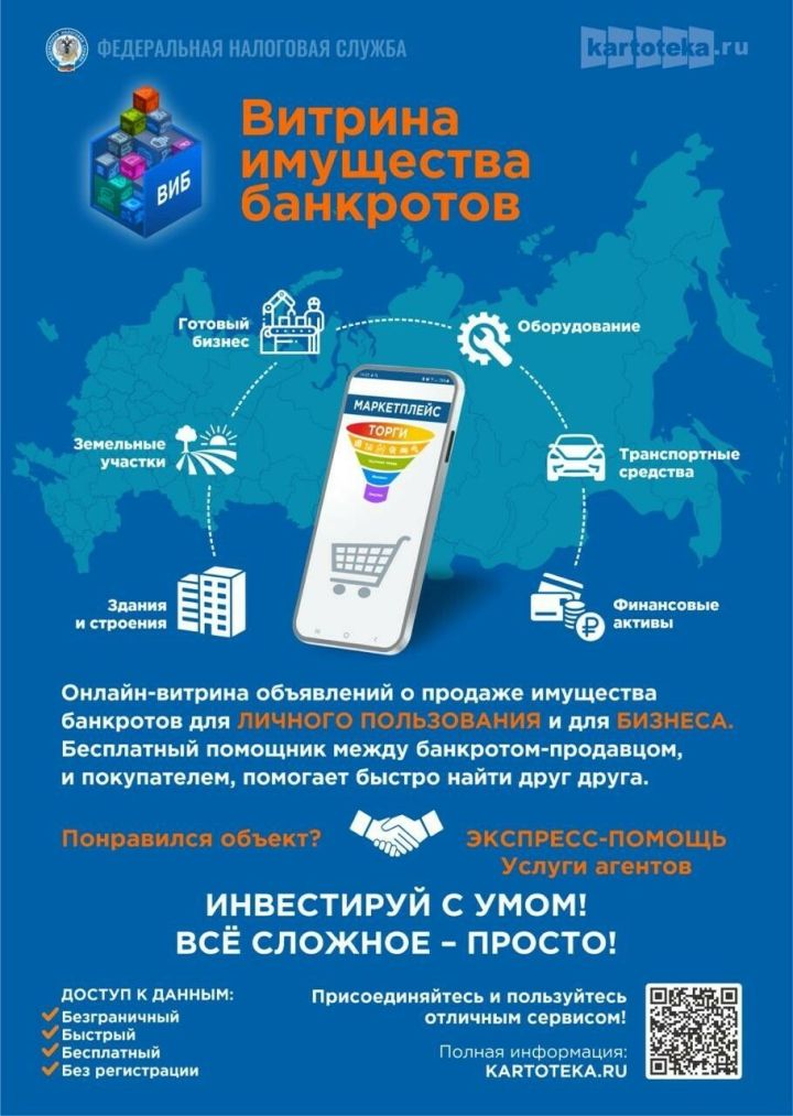 Татарстанцы могут приобрести 250 объектов имущества банкротов через маркетплейс