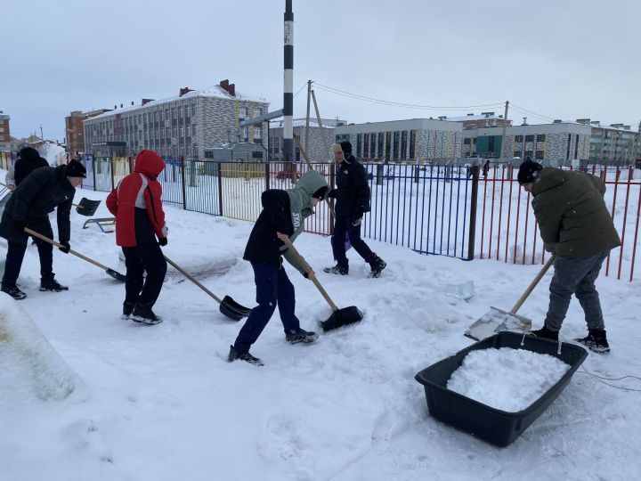 Кукмарада «Форпост» активистлары кар көри