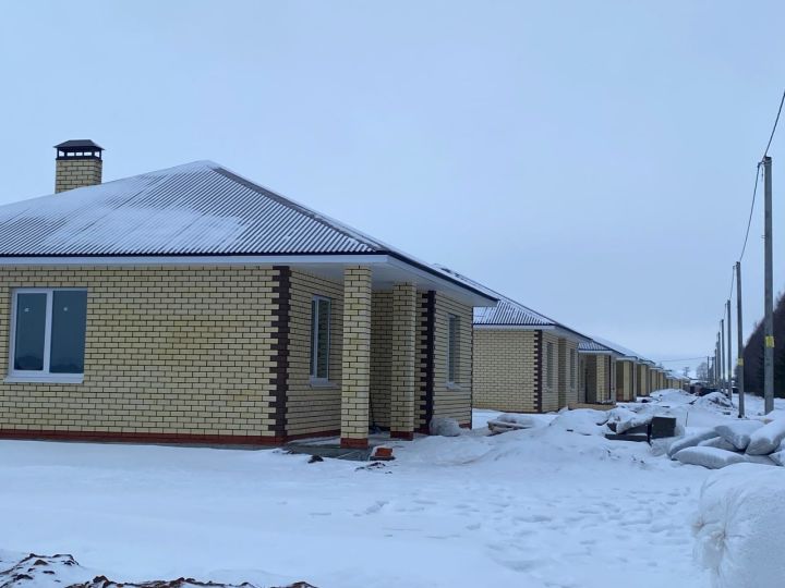 Кукмара районының Камышлы авылында дәүләт программасы буенча 30 йорт төзелә