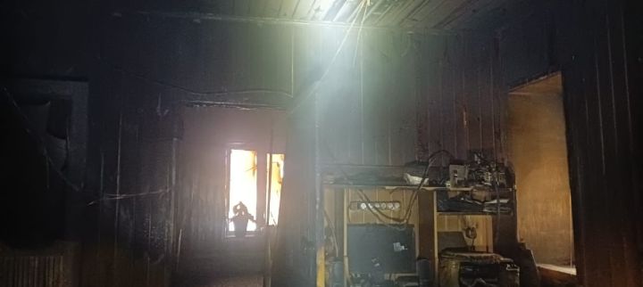 В Кукморе в частном доме произошел пожар
