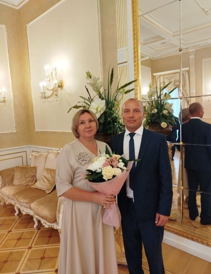 Семья Васильевых представила Кукморский район на приеме у Раиса Татарстана