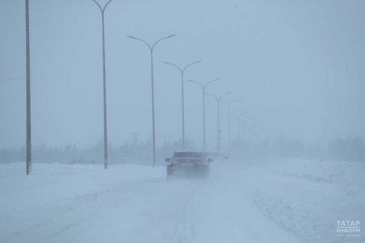 Ограничено движение на трассах М5 и М7 в Татарстане из-за погоды