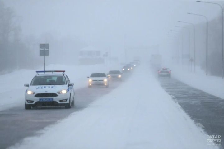 Ограничение транспорта в Татарстане из-за снегопада