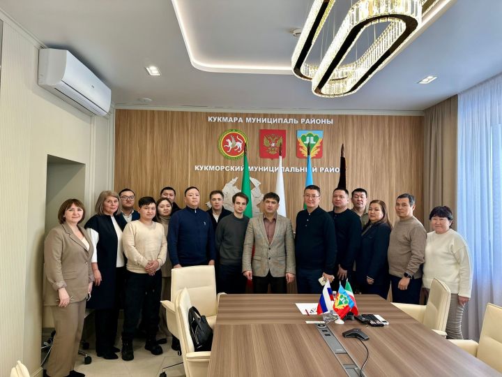 Кукморский район встретил гостей из Республики Тыва