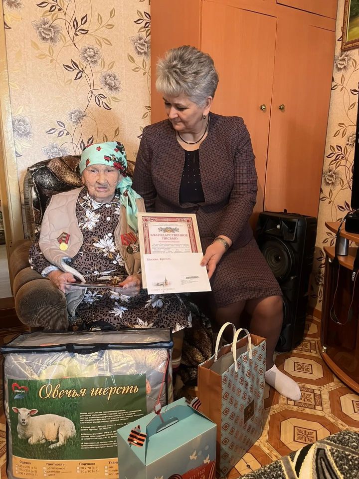 Труженица тыла Ольга Павлова из Кукморского района отметила 95-летний юбилей